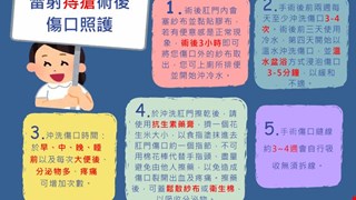 雷射痔瘡術後傷口照護/20C